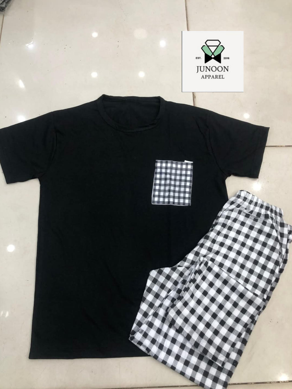 Black Night Suit – Elegant & Comfortable