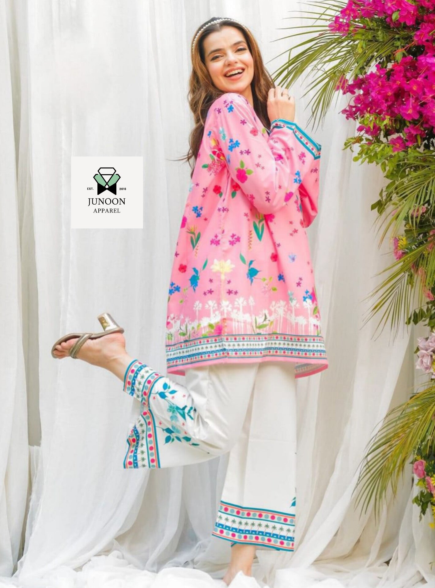 PRINTED CO ORD SET 2 PC
