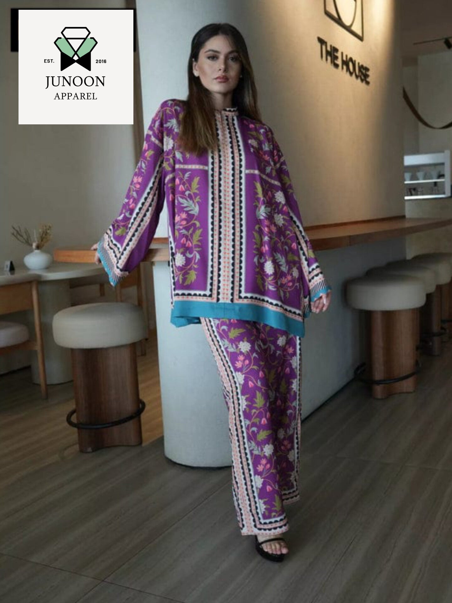 PRINTED CO ORD SET 2 PC