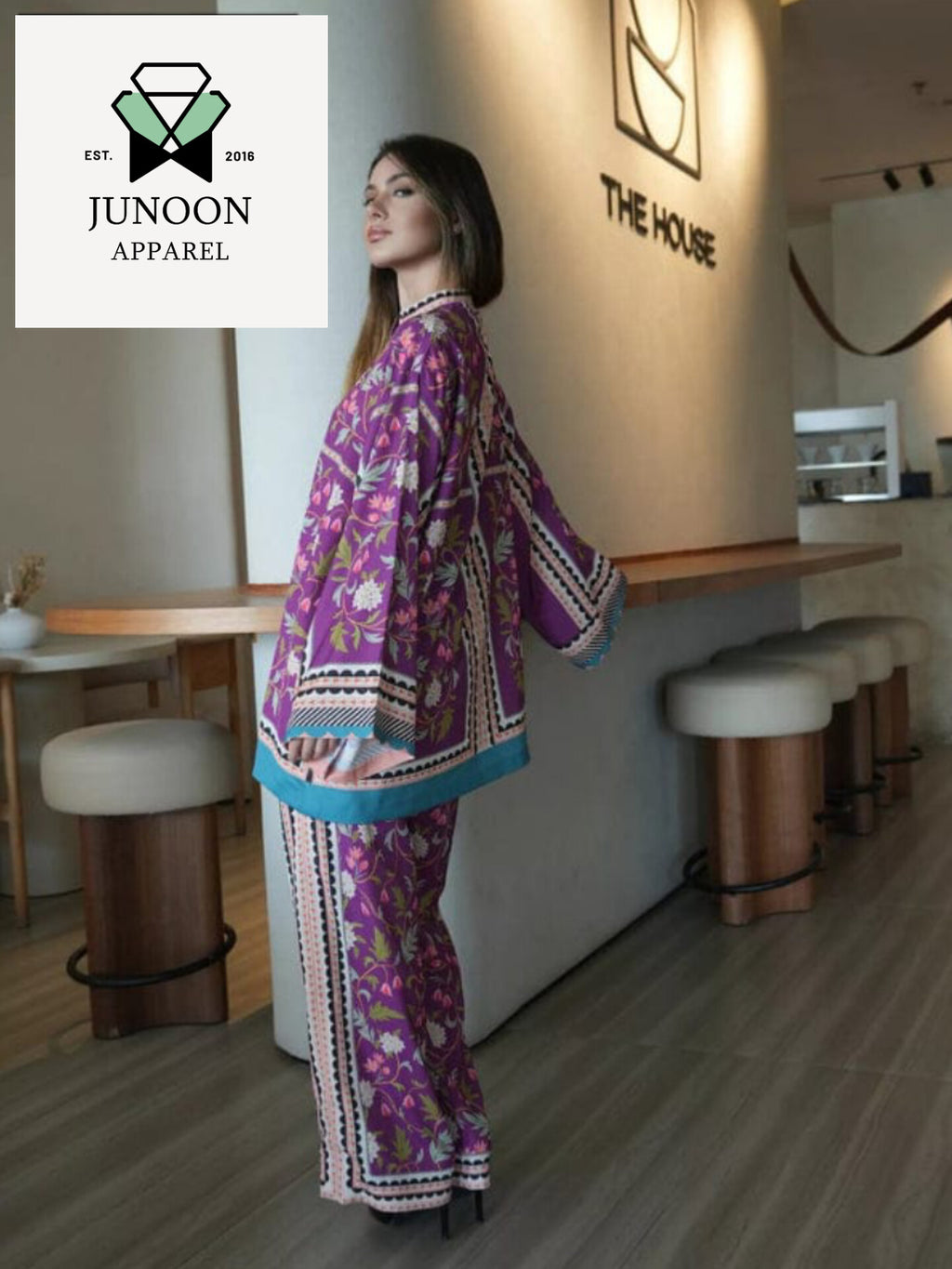 PRINTED CO ORD SET 2 PC
