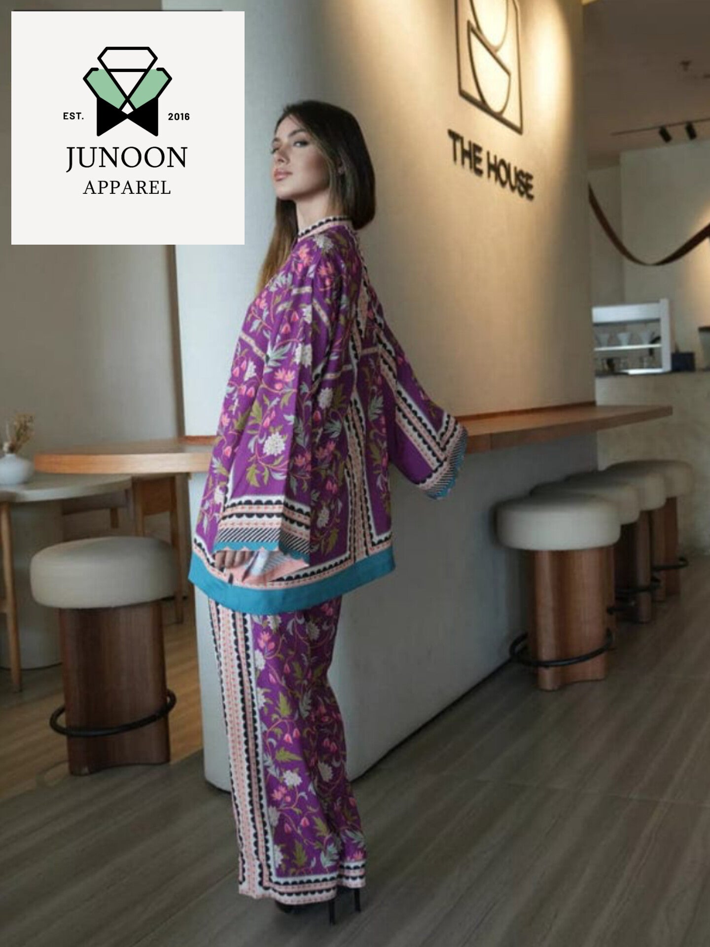 PRINTED CO ORD SET 2 PC