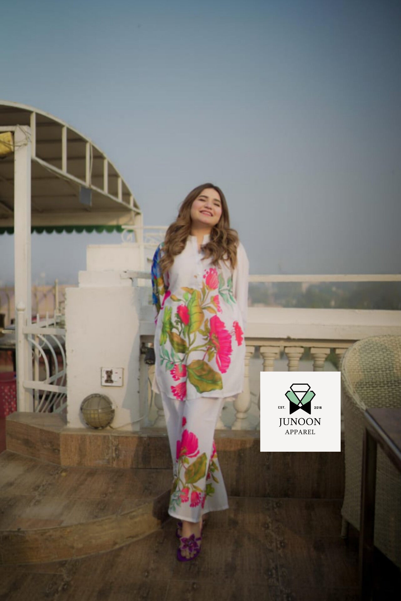 PRINTED CO ORD SET 2 PC
