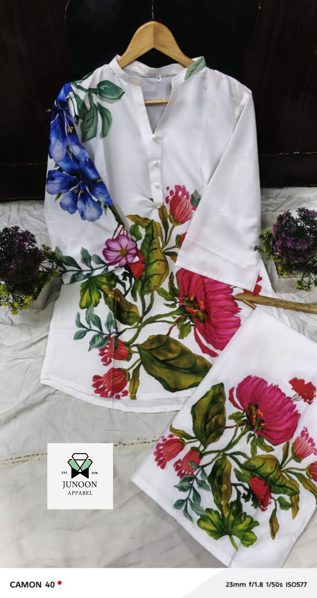 PRINTED CO ORD SET 2 PC