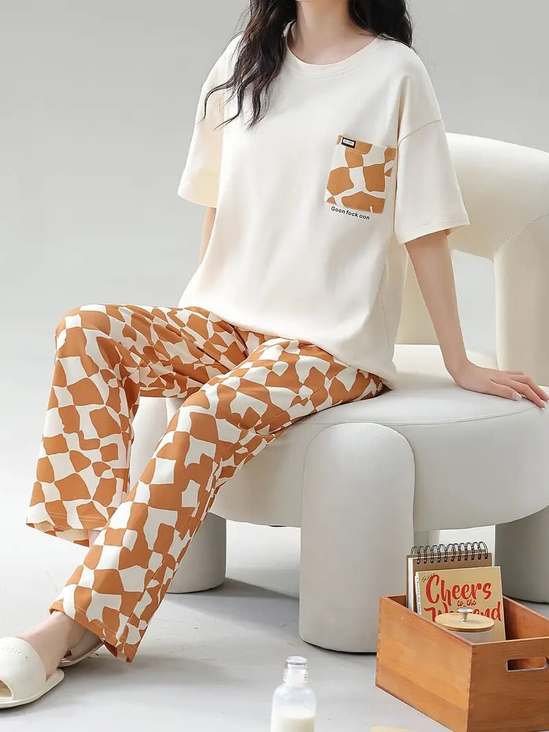 Printed Night Suit – Premium Cotton Fabric