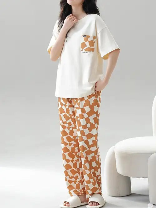 Printed Night Suit – Premium Cotton Fabric